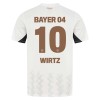 Oficiální Fotbalový Dres Bayer 04 Leverkusen Florian Wirtz 10 Hostující 2024-25 pro Děti